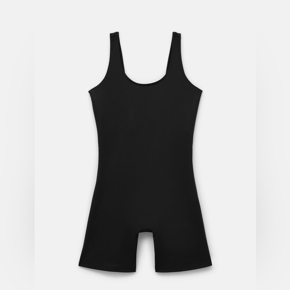 GIRLFRIEND COLLECTIVE BLACK BIKE UNITARD SMALL